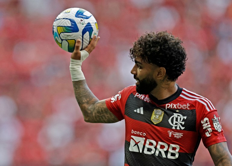 Gabriel Barbosa, do Flamengo