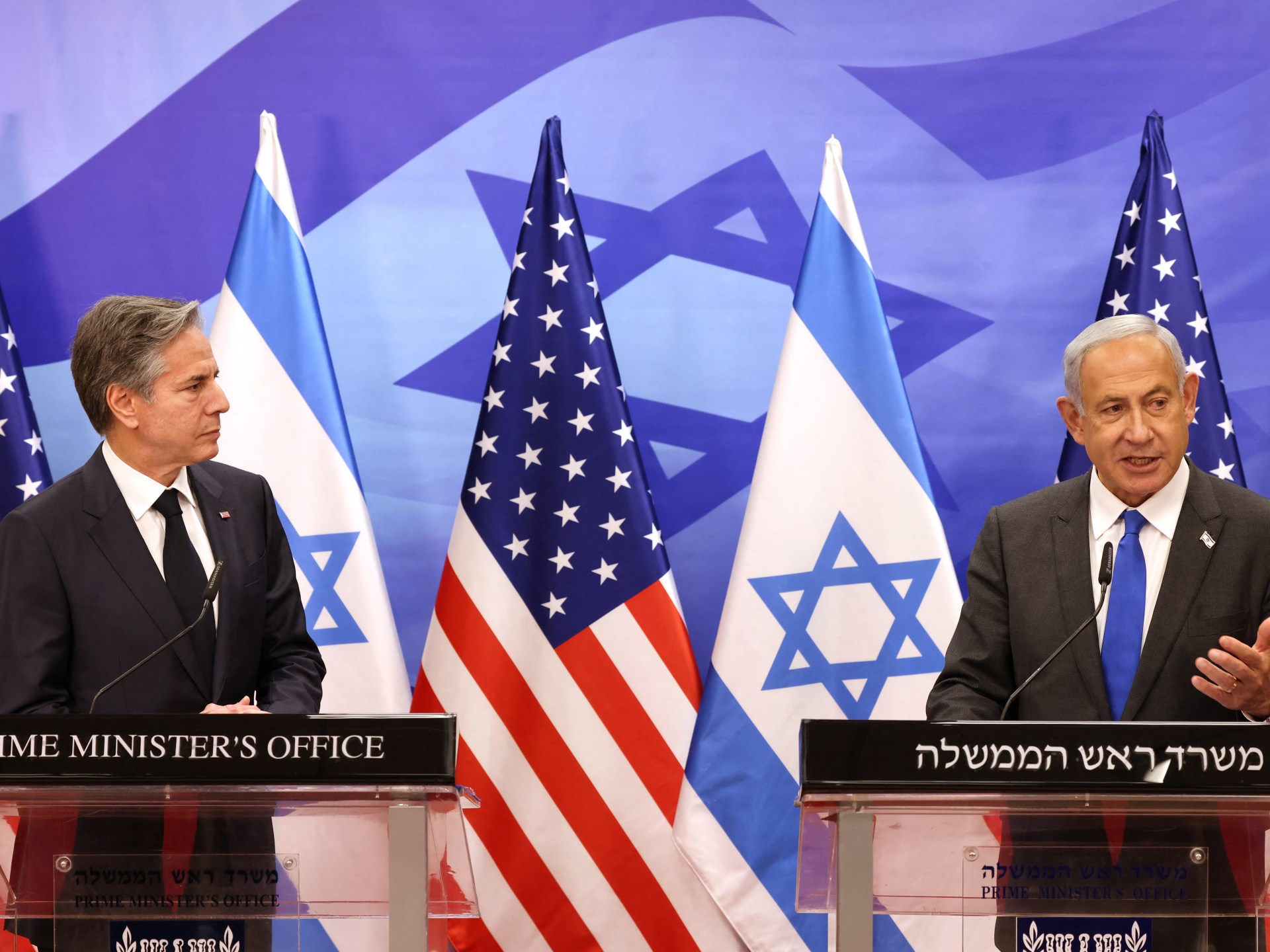 Blinken Meets With Netanyahu, Urges Calm