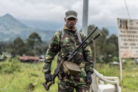 The rebels took control of Kitshanga late on Thursday after capturing several villages on the road linking the town of about 60,000 people to the provincial capital Goma. [File: Moses Sawasawa/AP Photo]