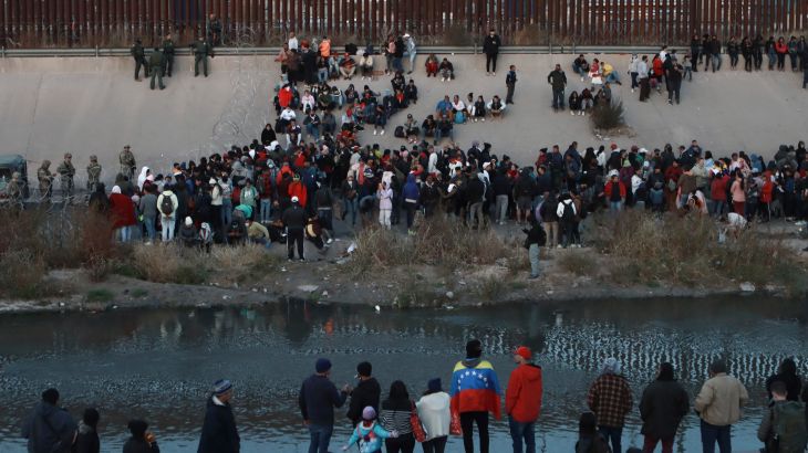 Migrants and refugees at the US southern border
