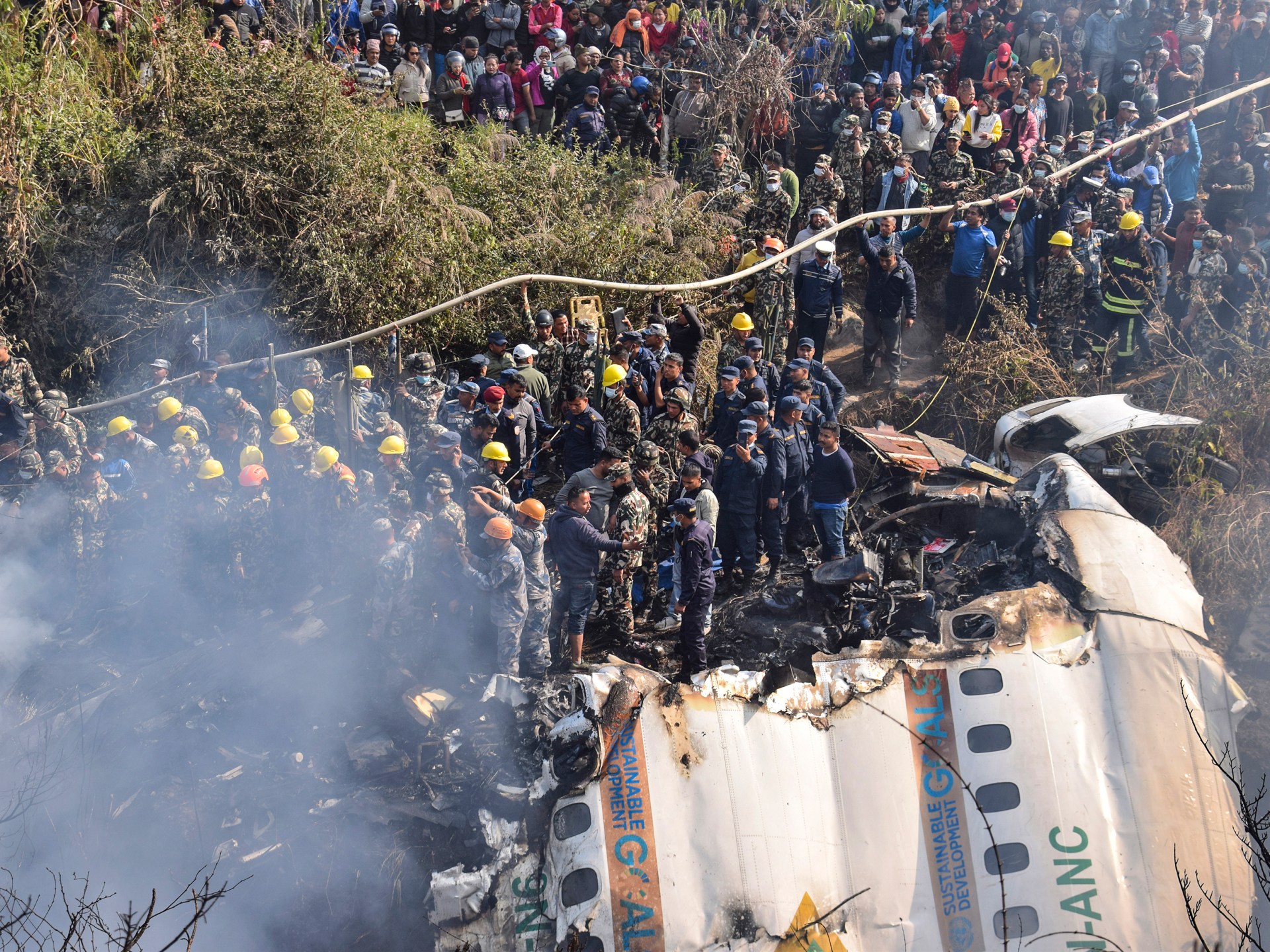 Grim activity of figuring out the lifeless begins after Nepal airplane crash