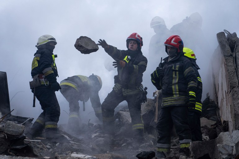 Rescue hopes fade after Russian attack on Dnipro apartment block | Russia-Ukraine war News