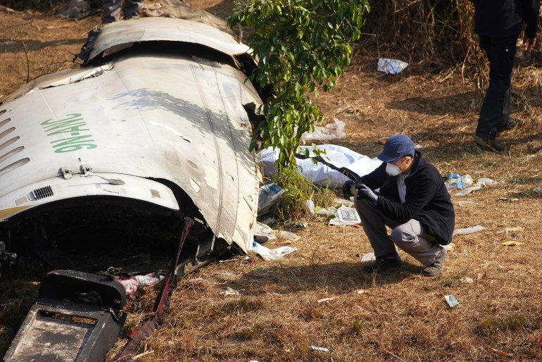 Crash d'un avion au Népal