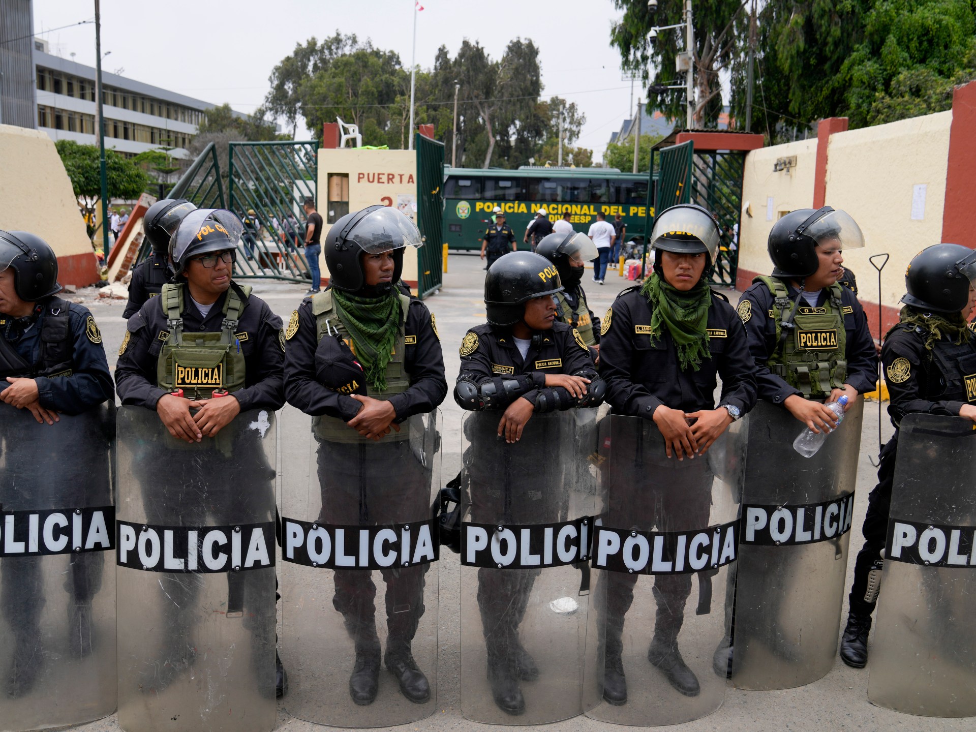 Peruvian police raid university in Lima as protests grow