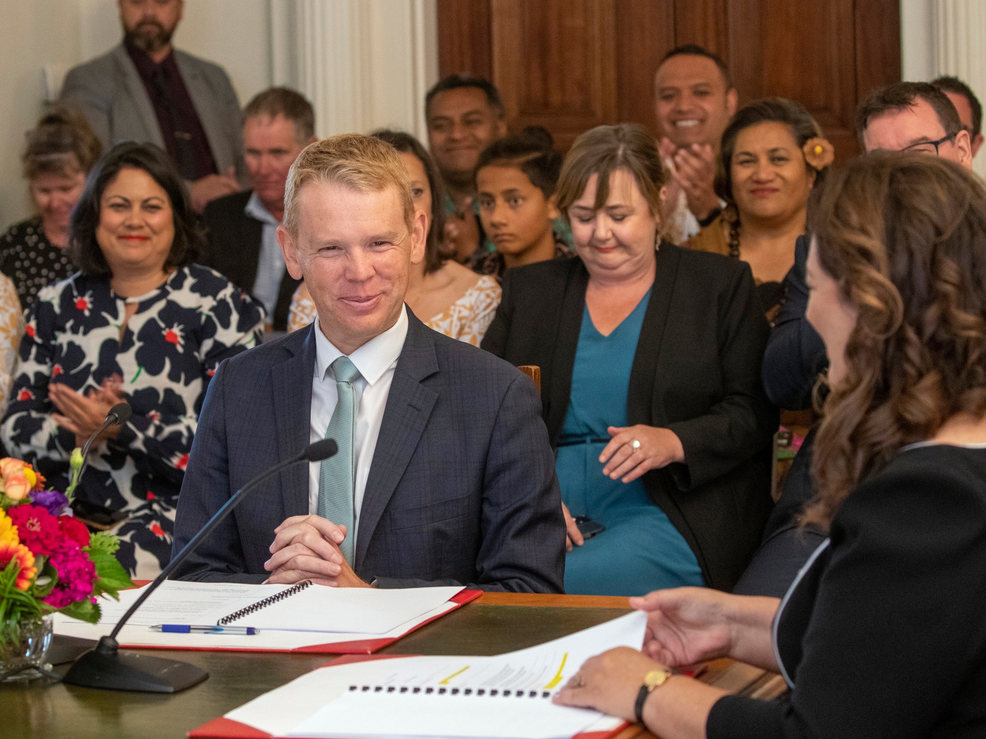 Hipkins sworn in as New Zealand PM as Ardern bows out