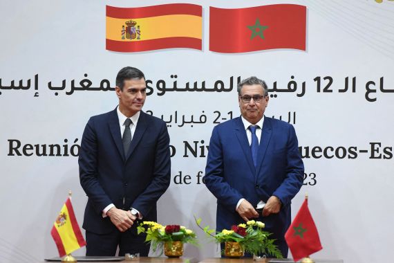 Morocco and Spain