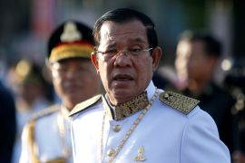 Cambodia's Prime Minister Hun Sen