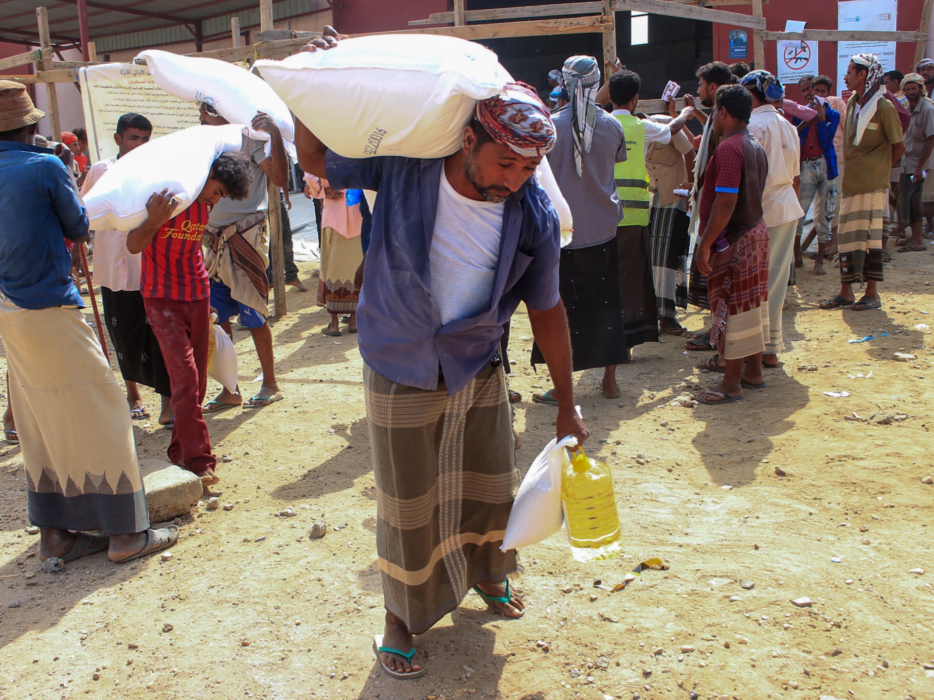 WFP suspends food distribution in Houthi-controlled areas of Yemen - aljazeera