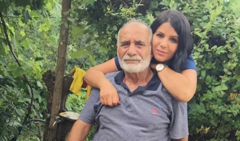 Ayse Arslan and her father