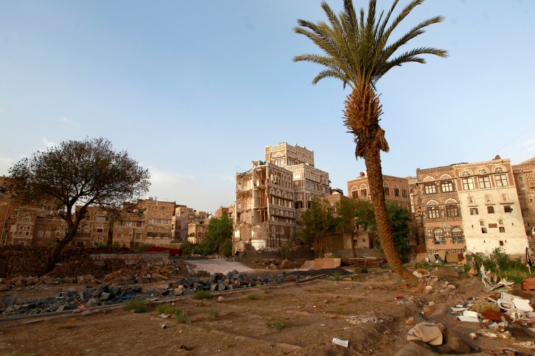 UNESCO listed buildings in Yemen destroyed by Saudi-led coalition air raids