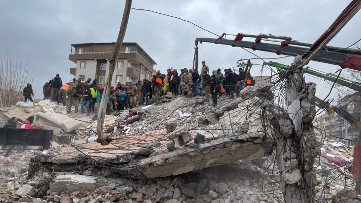 Search and rescue efforts continue on collapsed building
