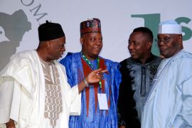 Nigerian presidential candidates sign peace accord in Abuja