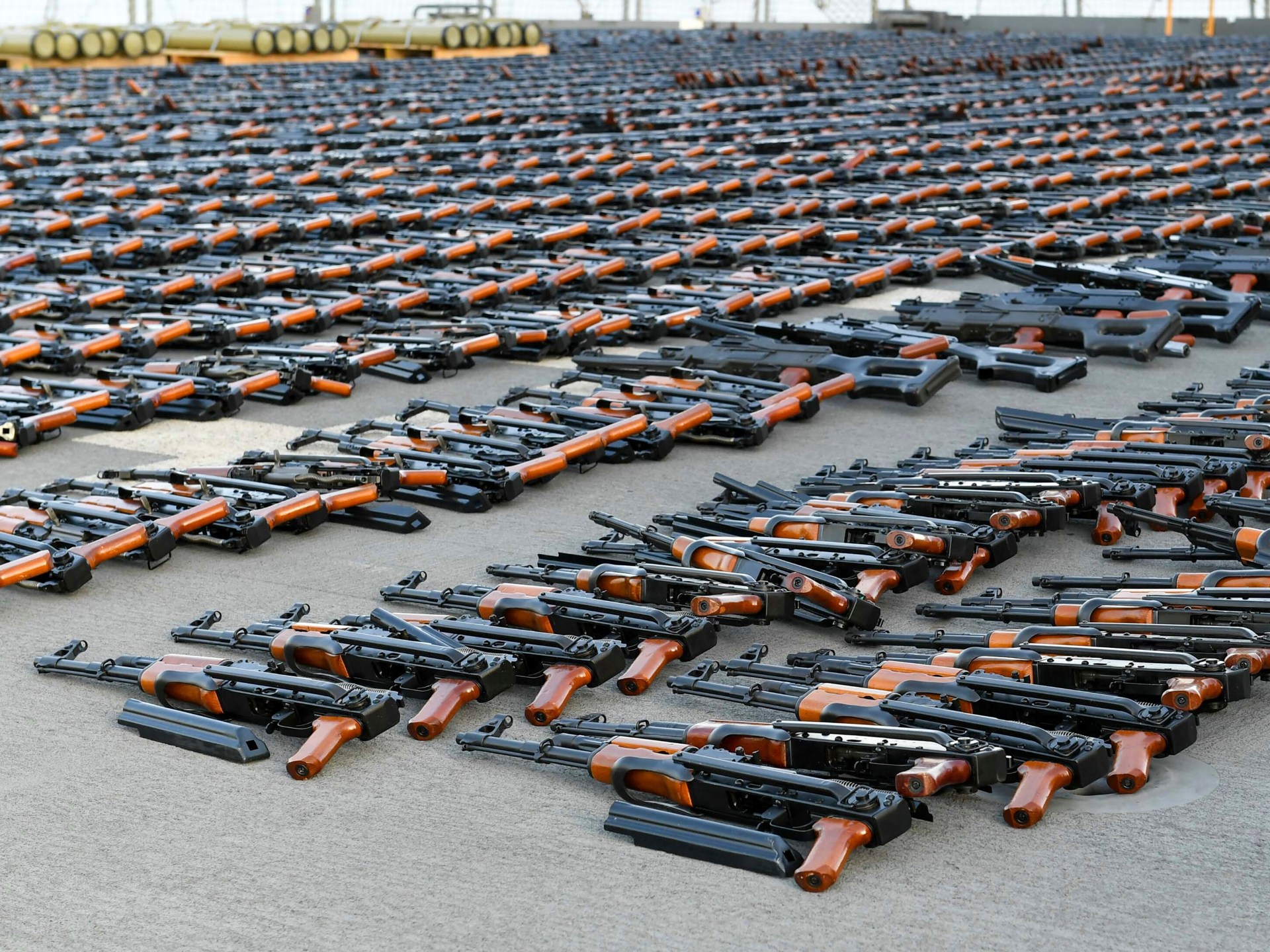 French forces seize shipment of weapons headed from Iran to Yemen