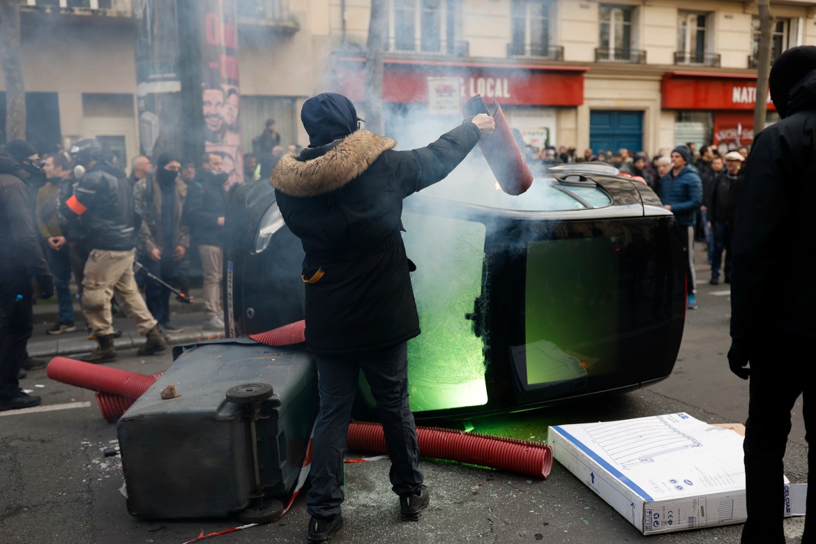 french pension protests