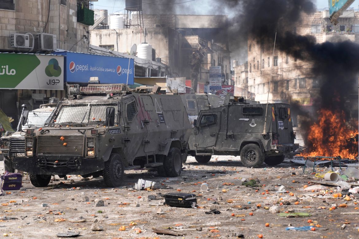 Israeli raid in Nablus
