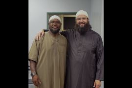 Two formerly incarcerated Muslim men with the Tayba Foundation