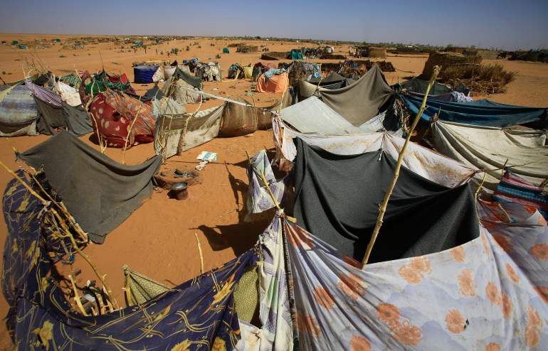 Zam Zam camp for Internally Displaced People in north Darfur.