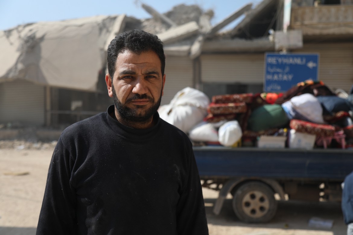 Louai Fares al-Khalaf lost his sister, nephew and brother-in-law when the earthquake struck northwestern Syria last Monday.