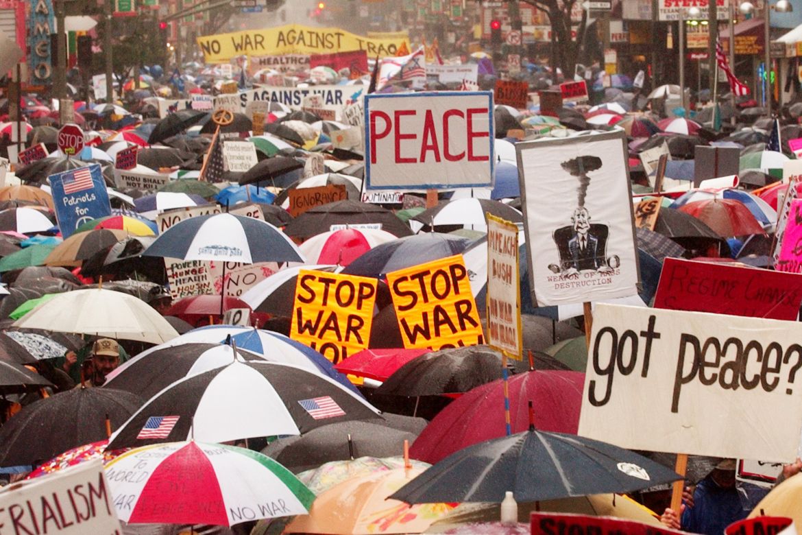 Anti-war protest invasion of Iraq