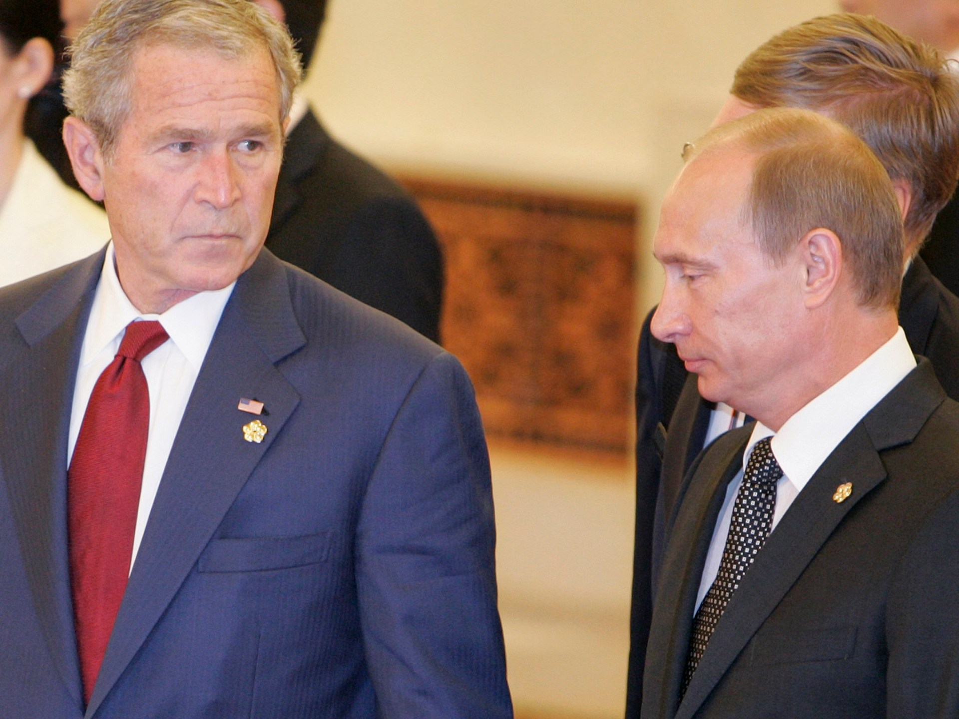 Bush did what Putin is doing, so why is he running away?