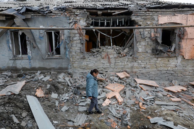 Donetsk shelling leaves behind destruction and injuries.