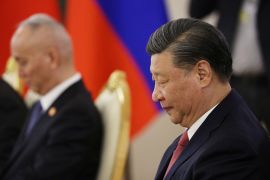 Xi is in Russia for a state visit that has been condemned by Western powers [Mikhail Tereshchenko/Sputnik/pool via Reuters]