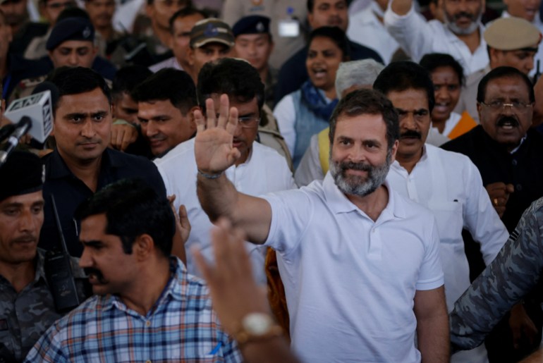 Reacciones a la pérdida del escaño en el Parlamento indio por parte de Rahul Gandhi |  Noticias políticas