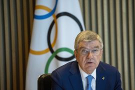 IOC President Thomas Bach says critics do not address the issue of double standards [Denis Balibouse/Reuters]