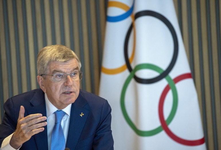 President of the International Olympic Committee (IOC) Thomas Bach