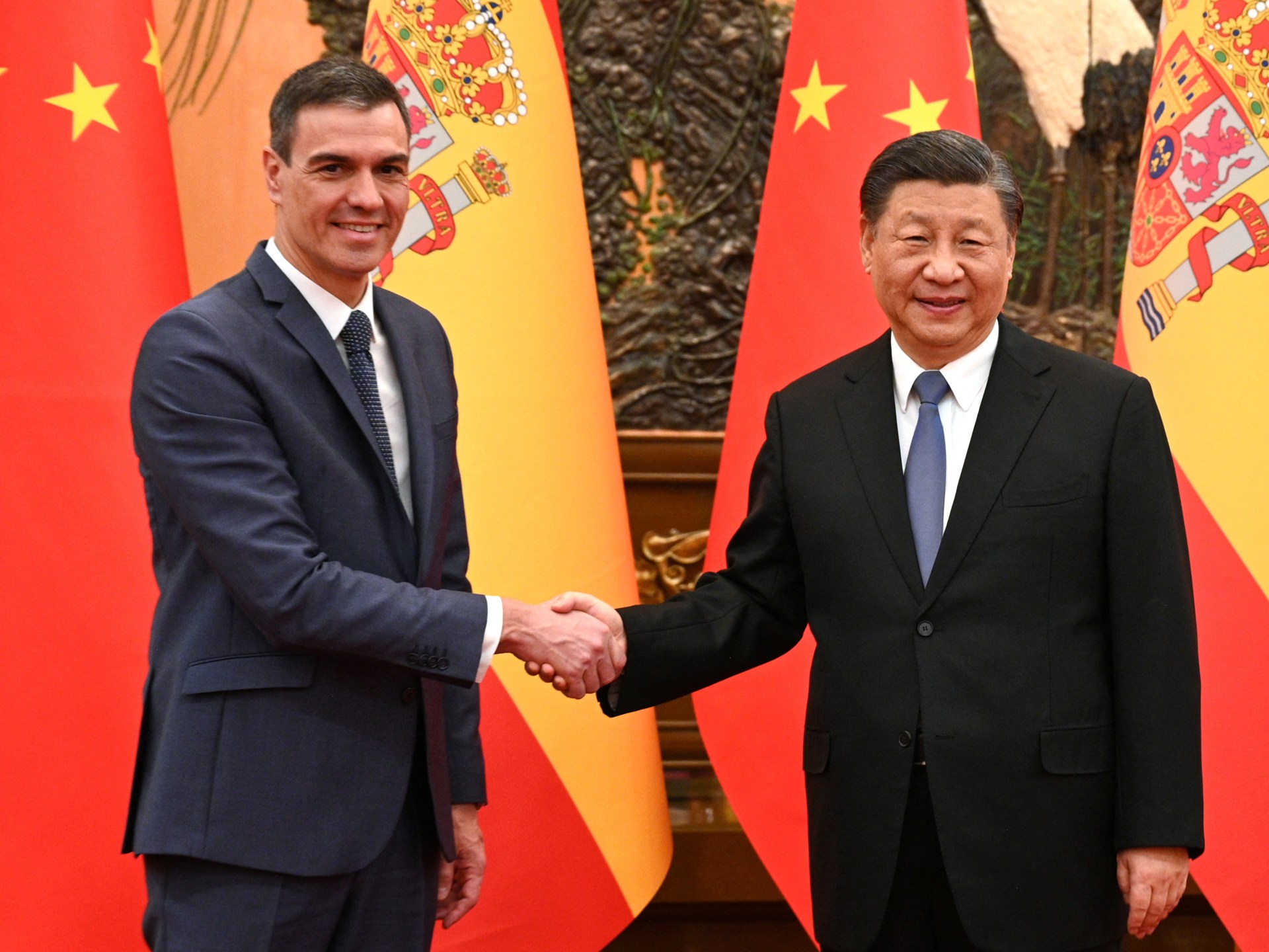 رئيس الوزراء الإسباني يحث شي الصيني على التحدث مع الأوكراني زيلينسكي |  الحرب الروسية الأوكرانية