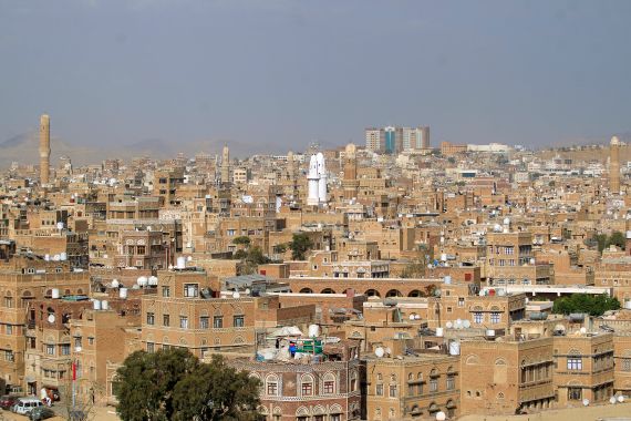 A cityscape of the Yemeni capital Sanaa