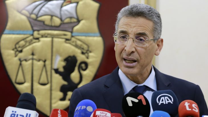 Tunisian Interior Minister Taoufik Charfeddine