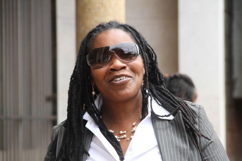 Former Zimbabwe Football Association(ZIFA) Chief Executive, Henrietta Rushwaya, makes an appearance at the magistrates courts in Harare, Monday, Feb, 6, 2012. Rushwaya is facing charges of match fixing allegations that have rocked Zimbabwean Football. According to a report released by the Zimbabwe Football Association Rushwaya who was fired last year, received "huge payouts'' from betting syndicates after the Zimbabwe National Soccer team toured Asia between 2007 and 2009 and as a result a total of 15 matches were fixed. (AP Photo/Tsvangirayi Mukwazhi)