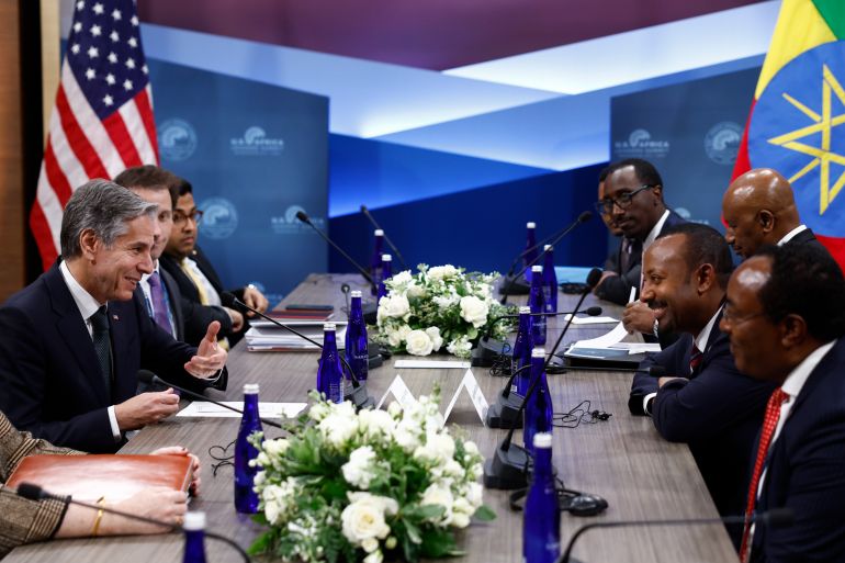 US Secretary of State Antony Blinken meets Ethiopian Prime Minister Abiy Ahmed