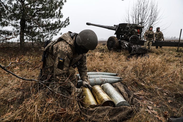 Ukraine artillery shells
