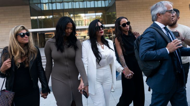 Family of Kobe Bryant leaves courtroom