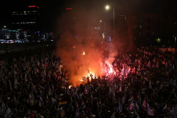 Mass protests in Israel