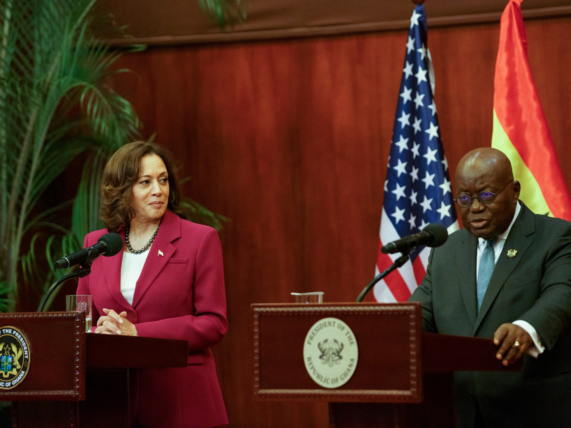 Kamala Harris begins Africa tour, announces security aid in Ghana | Government News