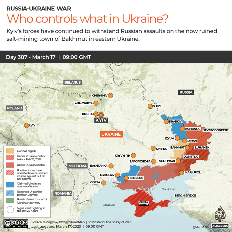 인터랙티브-누가 우크라이나에서 무엇을 통제하는지