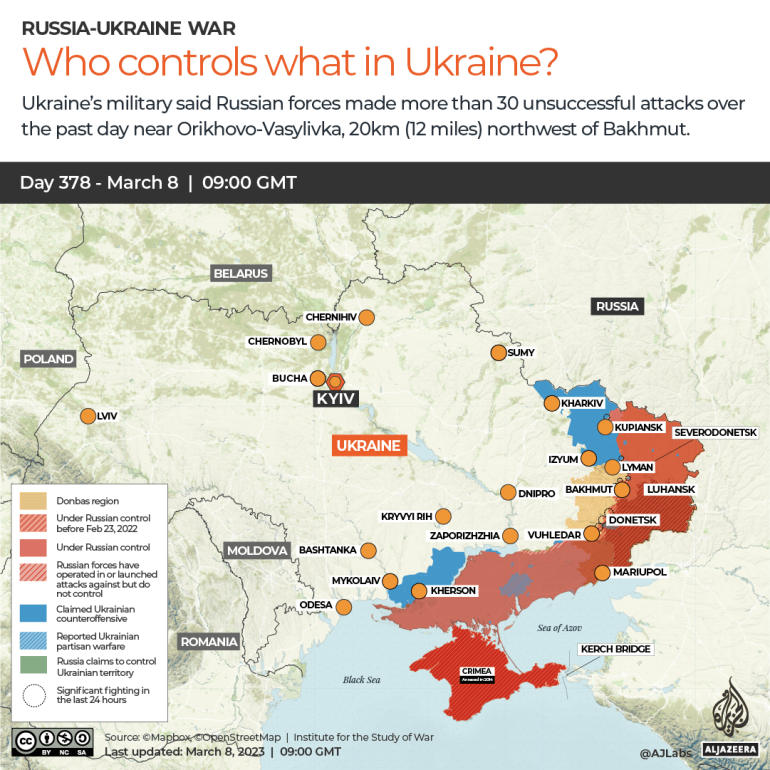 Updates: Russia pounds Ukraine in 'retaliation' for border attack | Russia- Ukraine war News | Al Jazeera