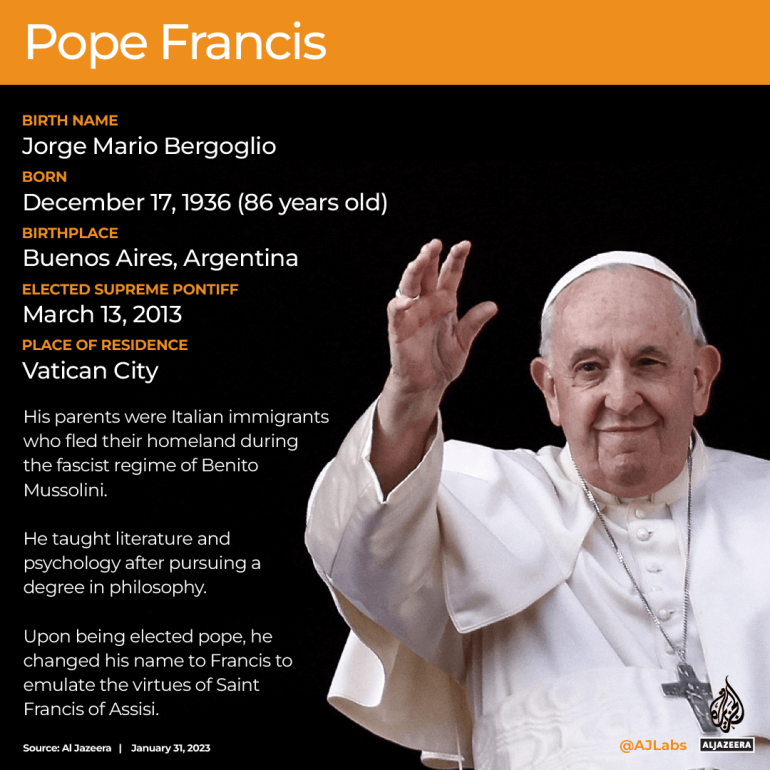 El Papa Francisco fue trasladado al hospital para una cirugía abdominal |  Noticias de Salud