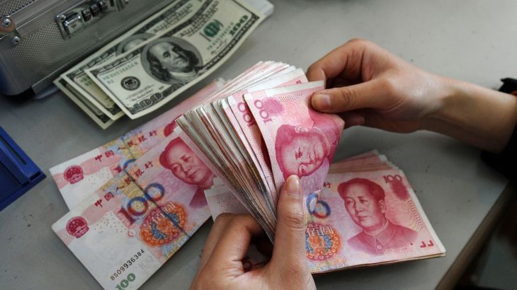 Chinese Yuan and US Dollar notes