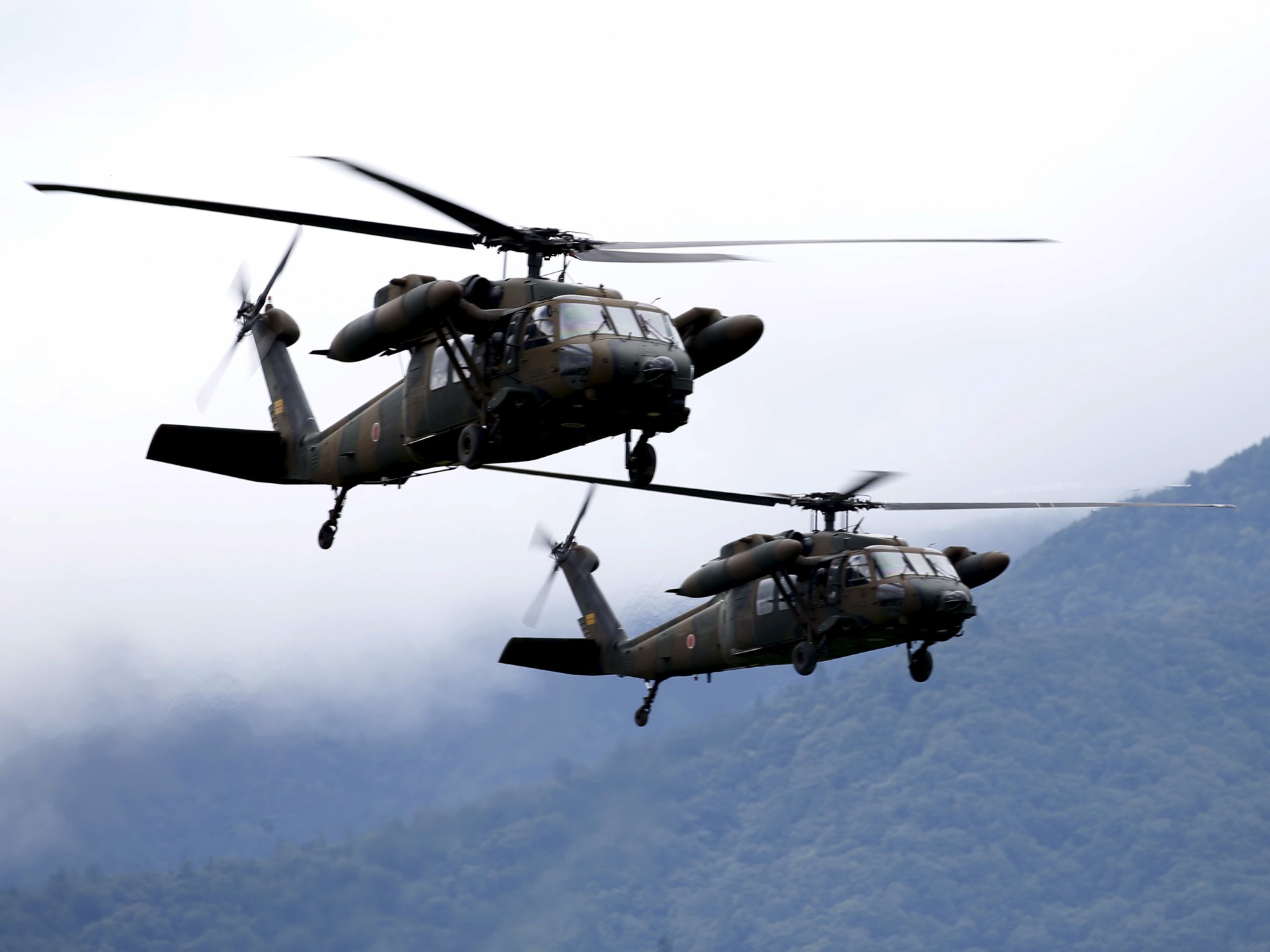 Helikopter Black Hawk Jepang hilang dengan 10 penumpang |  Berita