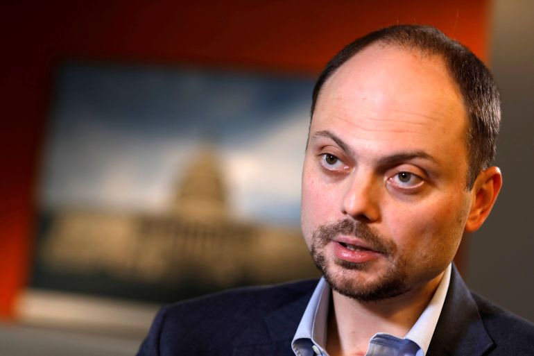 Vladimir Kara-Murza sits for an interview at the offices of Reuters in Washington, D.C., U.S. March 13, 2017. REUTERS/Aaron P. Bernstein