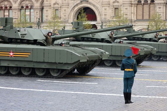 Russian T-14 tanks