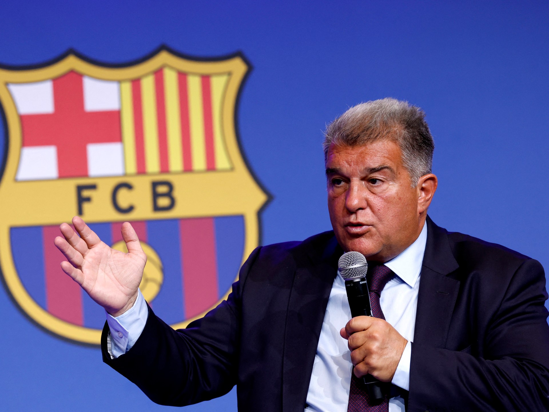 Presiden Barcelona Laporta menyangkal melakukan kesalahan dalam skandal wasit |  Berita Sepak Bola