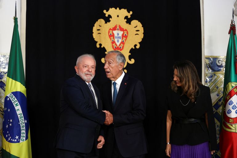 Lula and Marcelo Rebelo de Sousa