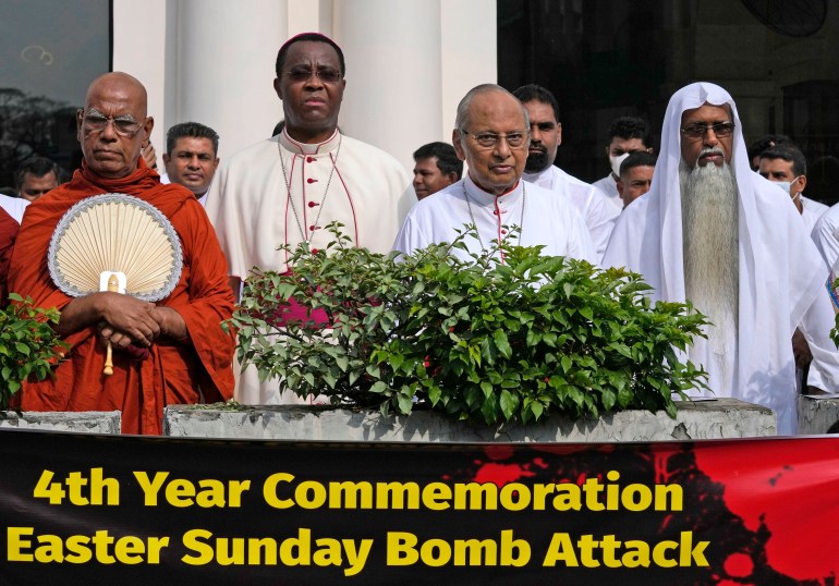 Easter attack protests in Sri Lanka