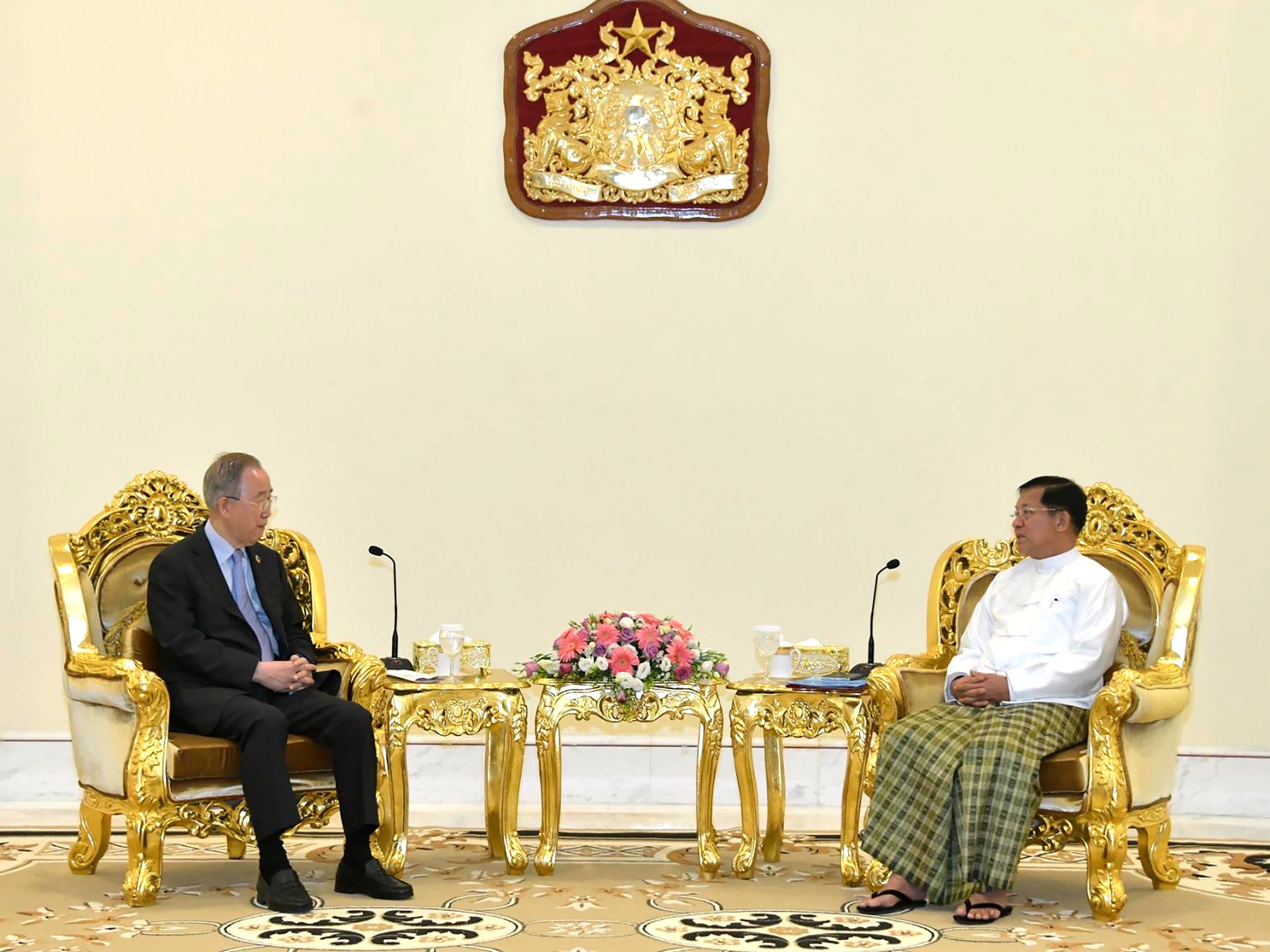 Ban Ki-moon, mantan Sekretaris Jenderal PBB, melakukan perjalanan kejutan di Myanmar |  Berita Politik