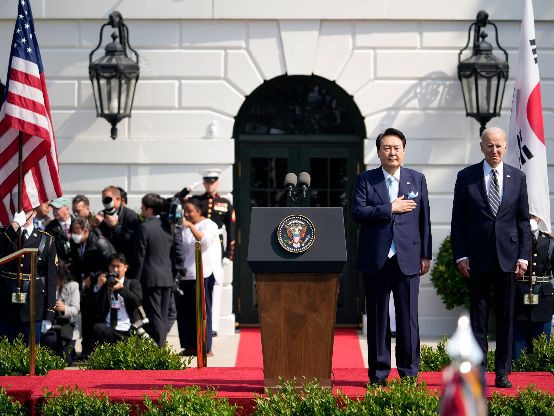 Nuklir AS akan berlabuh di Korea Selatan untuk menghalangi Pyongyang: Biden |  Berita Joe Biden